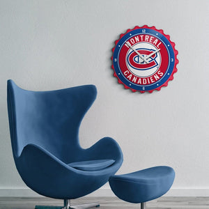 Montreal Canadians: Bottle Cap Wall Clock - The Fan-Brand