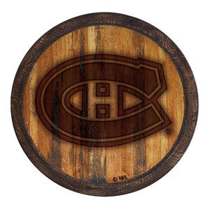 Montreal Canadiens: Branded "Faux" Barrel Top Sign - The Fan-Brand