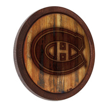 Load image into Gallery viewer, Montreal Canadiens: Branded &quot;Faux&quot; Barrel Top Sign - The Fan-Brand