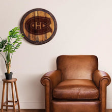 Load image into Gallery viewer, Montreal Canadiens: Branded &quot;Faux&quot; Barrel Top Sign - The Fan-Brand