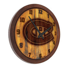 Load image into Gallery viewer, Montreal Canadiens: Branded &quot;Faux&quot; Barrel Top Wall Clock - The Fan-Brand