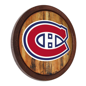 Montreal Canadiens: "Faux" Barrel Top Sign - The Fan-Brand