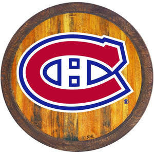 Montreal Canadiens: "Faux" Barrel Top Sign - The Fan-Brand