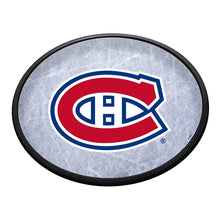 Load image into Gallery viewer, Montreal Canadiens: Ice Rink - Oval Slimline Lighted Wall Sign - The Fan-Brand