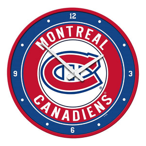 Montreal Canadiens: Modern Disc Wall Clock - The Fan-Brand