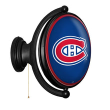 Load image into Gallery viewer, Montreal Canadiens: Original Oval Rotating Lighted Wall Sign - The Fan-Brand