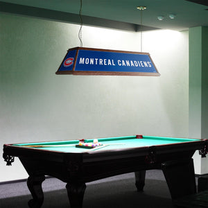 Montreal Canadiens: Premium Wood Pool Table Light - The Fan-Brand