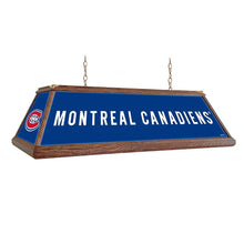 Load image into Gallery viewer, Montreal Canadiens: Premium Wood Pool Table Light - The Fan-Brand