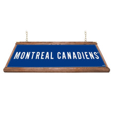 Load image into Gallery viewer, Montreal Canadiens: Premium Wood Pool Table Light - The Fan-Brand