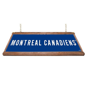 Montreal Canadiens: Premium Wood Pool Table Light - The Fan-Brand