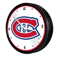 Load image into Gallery viewer, Montreal Canadiens: Retro Lighted Wall Clock - The Fan-Brand