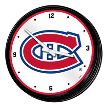 Load image into Gallery viewer, Montreal Canadiens: Retro Lighted Wall Clock - The Fan-Brand