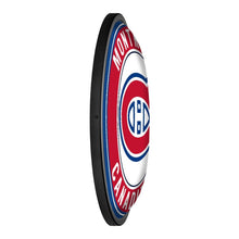 Load image into Gallery viewer, Montreal Canadiens: Round Slimline Lighted Wall Sign - The Fan-Brand