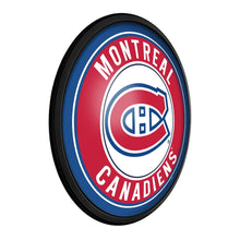 Load image into Gallery viewer, Montreal Canadiens: Round Slimline Lighted Wall Sign - The Fan-Brand