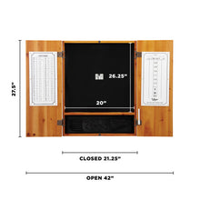 Load image into Gallery viewer, Viper Metropolitan Steel Tip Dartboard Cabinet