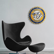 Load image into Gallery viewer, Nashville Predators: Bottle Cap Wall Clock - The Fan-Brand