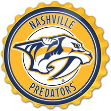 Load image into Gallery viewer, Nashville Predators: Bottle Cap Wall Sign - The Fan-Brand