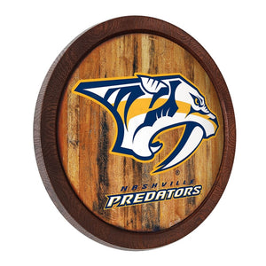 Nashville Predators: "Faux" Barrel Top Sign - The Fan-Brand