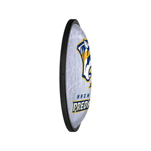 Nashville Predators: Ice Rink - Oval Slimline Lighted Wall Sign - The Fan-Brand