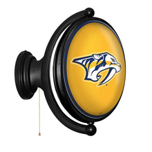 Load image into Gallery viewer, Nashville Predators: Original Oval Rotating Lighted Wall Sign - The Fan-Brand