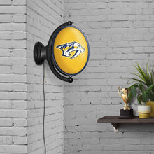 Load image into Gallery viewer, Nashville Predators: Original Oval Rotating Lighted Wall Sign - The Fan-Brand