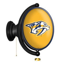 Load image into Gallery viewer, Nashville Predators: Original Oval Rotating Lighted Wall Sign - The Fan-Brand