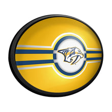 Load image into Gallery viewer, Nashville Predators: Oval Slimline Lighted Wall Sign - The Fan-Brand