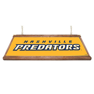 Nashville Predators: Premium Wood Pool Table Light - The Fan-Brand
