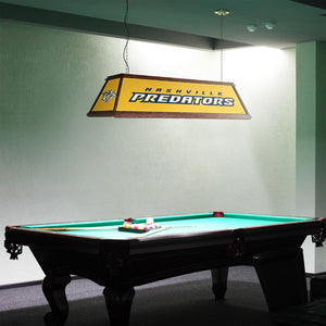 Nashville Predators: Premium Wood Pool Table Light - The Fan-Brand
