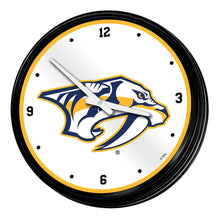 Load image into Gallery viewer, Nashville Predators: Retro Lighted Wall Clock - The Fan-Brand