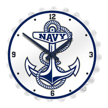 Load image into Gallery viewer, Navy Midshipmen: Anchor - Bottle Cap Wall Clock - The Fan-Brand