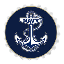Load image into Gallery viewer, Navy Midshipmen: Anchor - Bottle Cap Wall Sign - The Fan-Brand