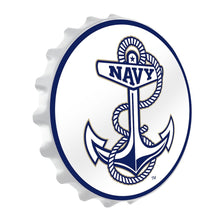 Load image into Gallery viewer, Navy Midshipmen: Anchor - Bottle Cap Wall Sign - The Fan-Brand