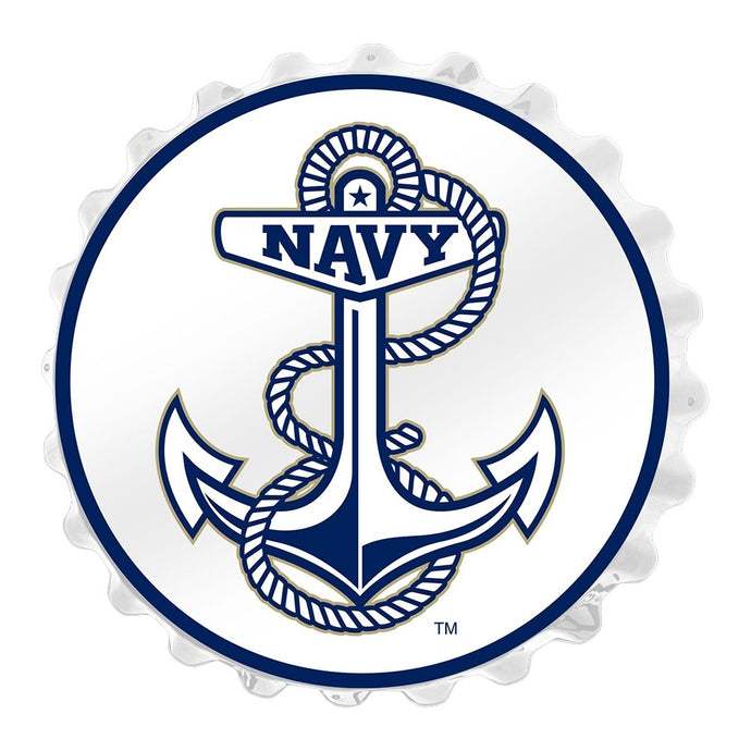 Navy Midshipmen: Anchor - Bottle Cap Wall Sign - The Fan-Brand