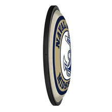 Load image into Gallery viewer, Navy Midshipmen: Anchor - Round Slimline Lighted Wall Sign - The Fan-Brand