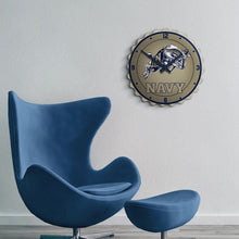 Load image into Gallery viewer, Navy Midshipmen: Bill the Goat - Bottle Cap Wall Clock - The Fan-Brand