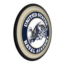 Load image into Gallery viewer, Navy Midshipmen: Bill the Goat - Round Slimline Lighted Wall Sign - The Fan-Brand