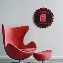 Load image into Gallery viewer, NC State Wolfpack: Block S - Bottle Cap Wall Sign - The Fan-Brand