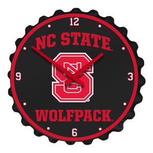 NC State Wolfpack: Bottle Cap Wall Clock - The Fan-Brand