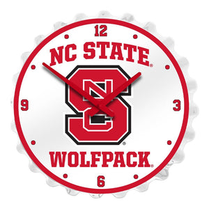 NC State Wolfpack: Bottle Cap Wall Clock - The Fan-Brand