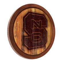 Load image into Gallery viewer, NC State Wolfpack: Branded &quot;Faux&quot; Barrel Top Sign - The Fan-Brand