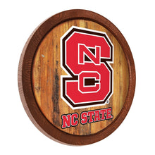 Load image into Gallery viewer, NC State Wolfpack: &quot;Faux&quot; Barrel Top Sign - The Fan-Brand