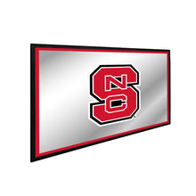 Load image into Gallery viewer, NC State Wolfpack: Framed Mirrored Wall Sign - The Fan-Brand