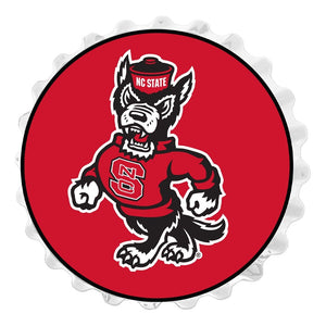 NC State Wolfpack: Mascot - Bottle Cap Wall Sign - The Fan-Brand