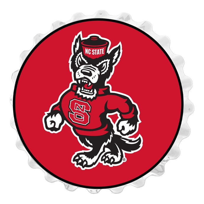 NC State Wolfpack: Mascot - Bottle Cap Wall Sign - The Fan-Brand
