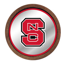 Load image into Gallery viewer, NC State Wolfpack: Mirrored Barrel Top Mirrored Wall Sign - The Fan-Brand