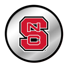 Load image into Gallery viewer, NC State Wolfpack: Modern Disc Mirrored Wall Sign - The Fan-Brand