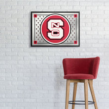 Load image into Gallery viewer, NC State Wolfpack: Team Spirit - Framed Mirrored Wall Sign - The Fan-Brand