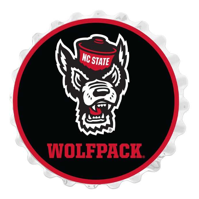 NC State Wolfpack: Tuffy - Bottle Cap Wall Sign - The Fan-Brand
