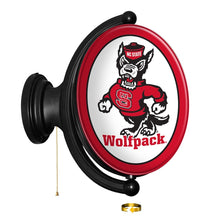 Load image into Gallery viewer, NC State Wolfpack: Tuffy - Original Oval Rotating Lighted Wall Sign - The Fan-Brand